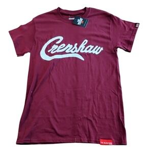 NWT The Marathon Clothing  Crenshaw Logo Burgundy T-Shirt Small Holiday Gift